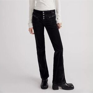 Free People Hit Back Slim Flare Pants